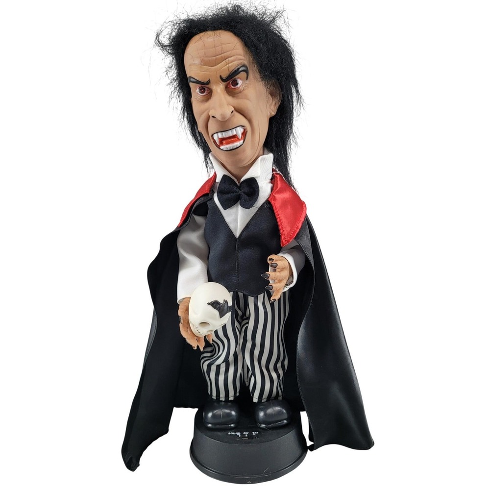 Telco Motion-ettes Vampire Dracula w Box Monster Animated Halloween Figure 1990